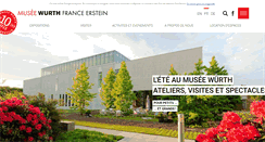 Desktop Screenshot of musee-wurth.fr