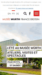 Mobile Screenshot of musee-wurth.fr
